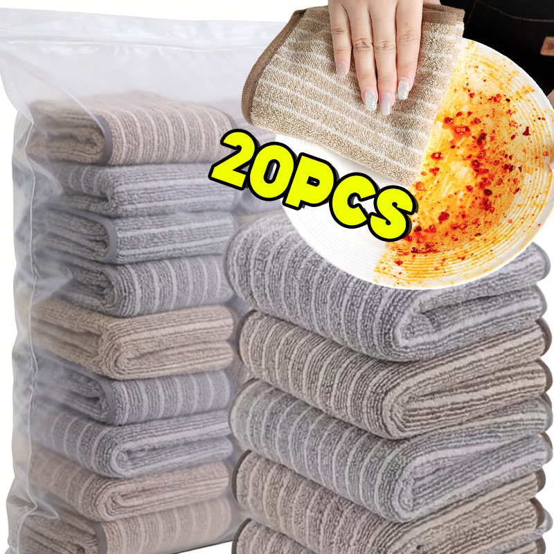 Bamboo Fiber Trunk - ผ้าไมโครไฟเบอร์ซับน้ำ ผ้าเช็ดทำความสะอาดหนา แห้งเร็ว ใยไม้ไผ่ผสมถ่าน สำหรับรถยนต์และห้องครัว ไม่ติดคราบและซักได้