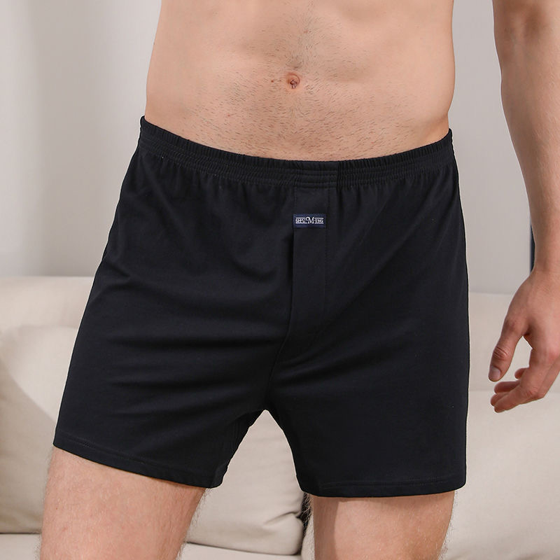 Boxer Brief Pack Cotton - Men's Arlo ชุดชั้นในชายทรงหลวม,กางเกงผ้าฝ้ายแท้,ชุดนอน,ชุดชั้นในเอวสูง,สบายและระบายอากาศได้,