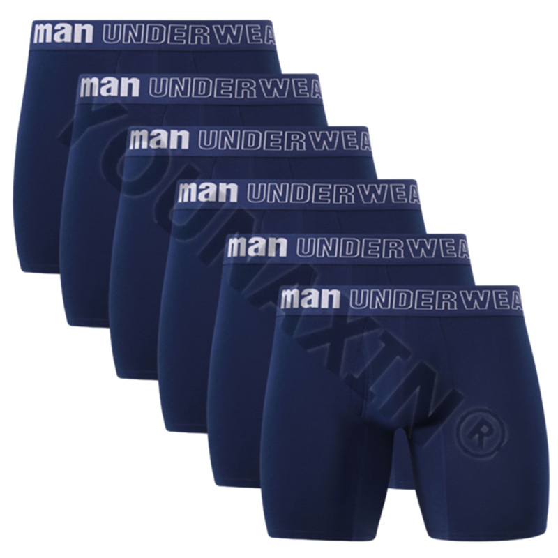 Bamboo Fiber Trunk - กางเกงบ็อกเซอร์ชายแบบ 6 ตัว แพ็คใหญ่ ไซส์ใหญ่ ช่วงเป้าเปิด