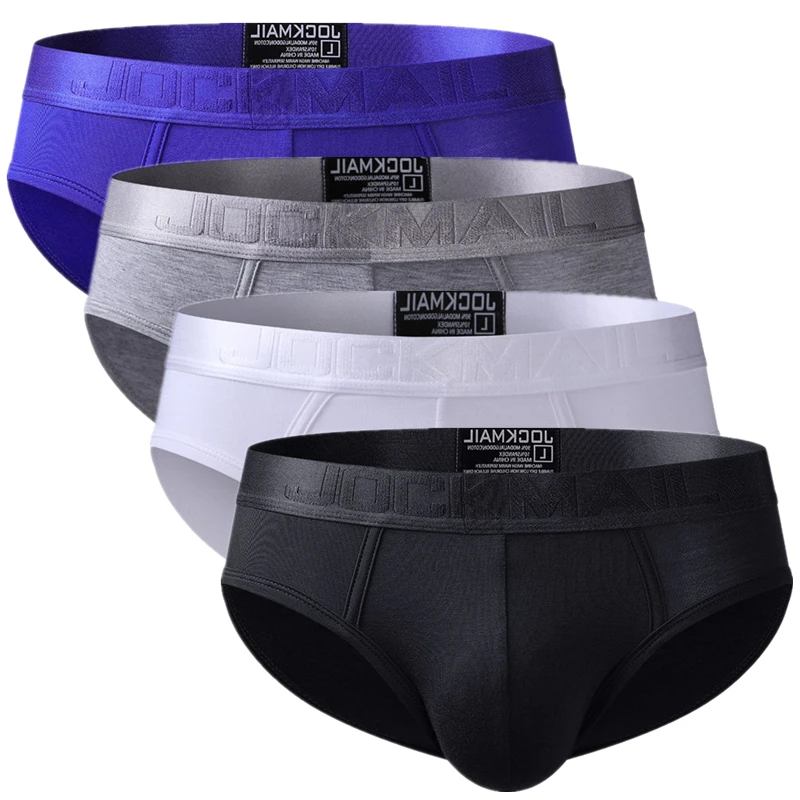 Multi Pack Underwear - กางเกงในชายแบบบิกินี่ 4 ชิ้น/แพ็ค ผ้าใยไผ่ ระบายอากาศได้ดี เซ็กซี่