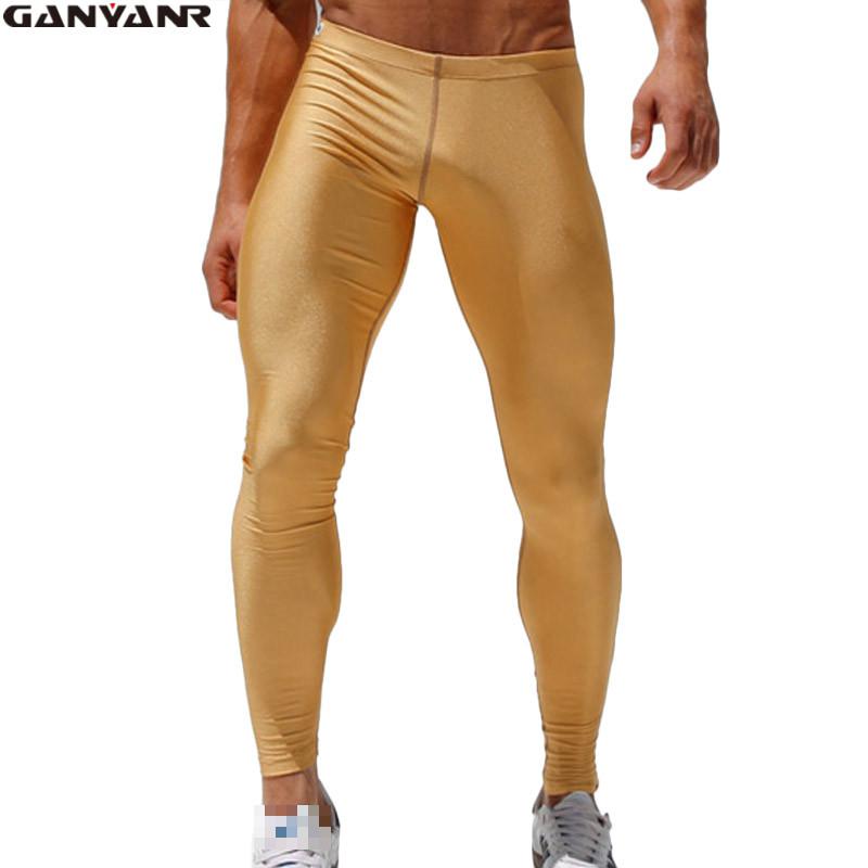 GANYANRยี่ห้อผู้ชายกางเกงกีฬาเ - Compression Long Pant บทวิจารณ์และราคา
