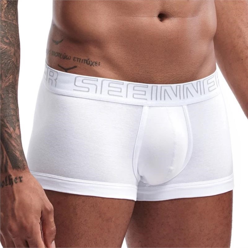 Seeinner Mens Boxer กางเกงขาสั - Boxer Brief Pack Cotton บทวิจารณ์และราคา
