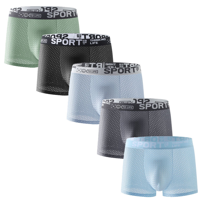 ชุดบ็อกเซอร์ชายผ้าไอซ์ซิลค์ตาข - Mesh Sport Boxer บทวิจารณ์และราคา