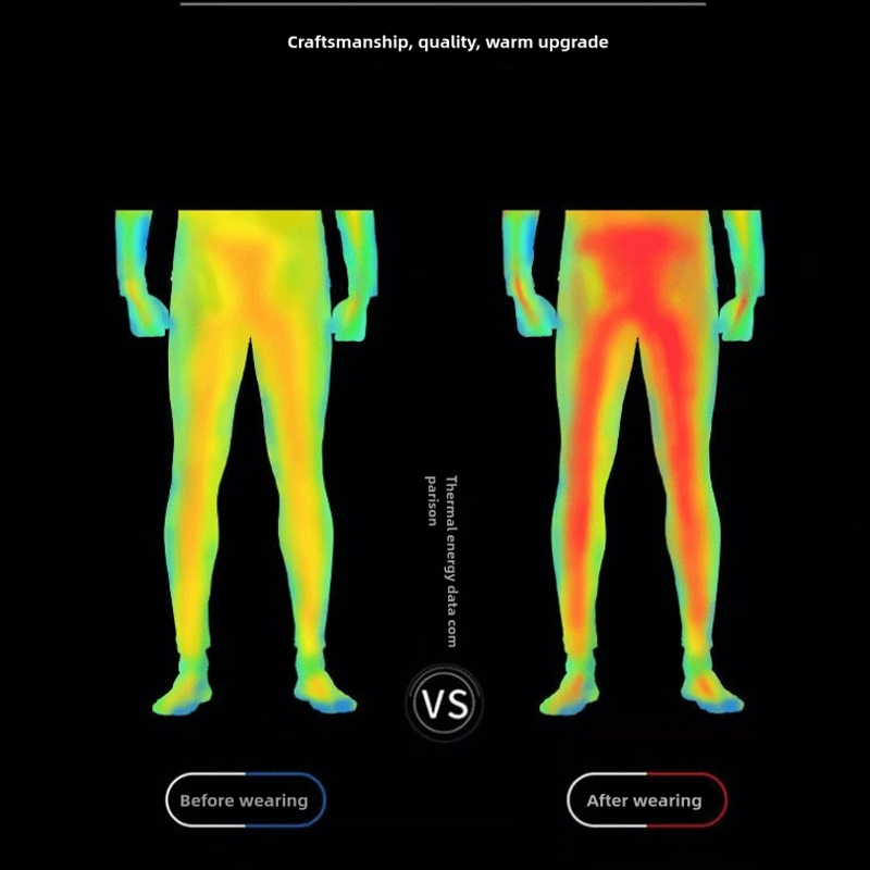 ฤดูหนาวผู้ชายชุดชั้นในชายขนแกะ - Compression Long Pant บทวิจารณ์และราคา