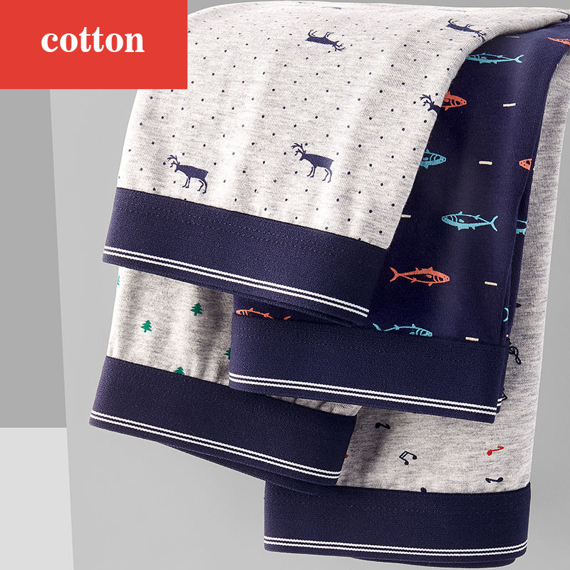 4 ชิ้น/ล็อตกางเกงขาสั้นนักมวยผ - Boxer Brief Pack Cotton บทวิจารณ์และราคา