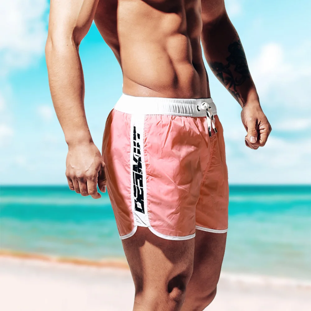 ใหม่ชายชุดว่ายน้ำกางเกงขาสั้นช - Bamboo Fiber Trunk บทวิจารณ์และราคา