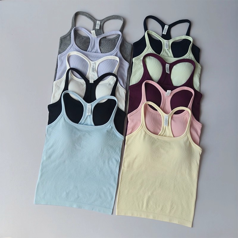 เสื้อกล้ามโยคะสำหรับผู้หญิง ฤด - Tank Top Ribbed บทวิจารณ์และราคา