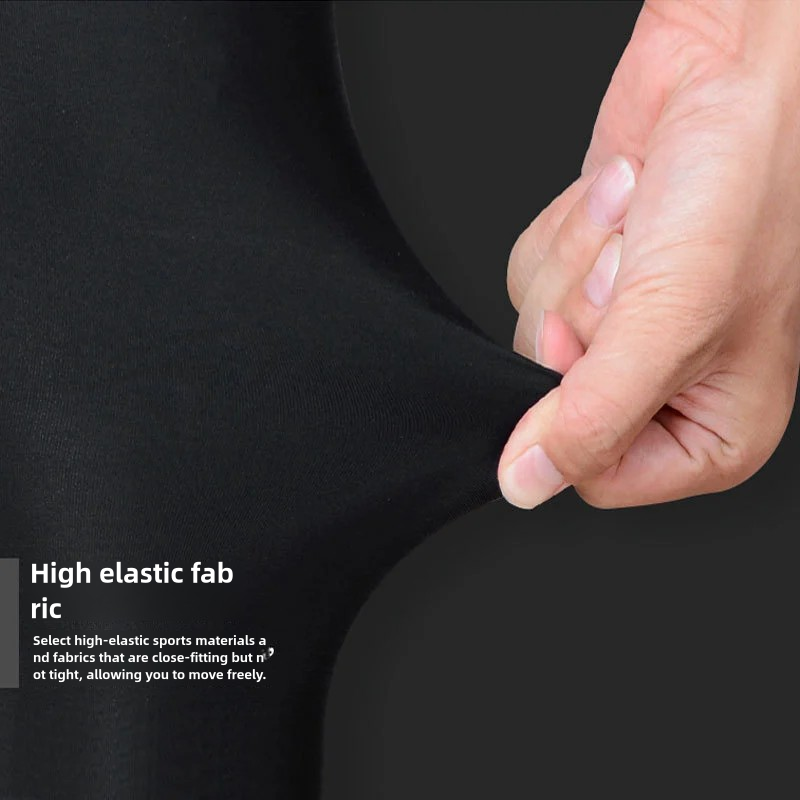1 ชิ้นผู้ชายกางเกงรัดรูปสีทึบ  - Compression Long Pant บทวิจารณ์และราคา