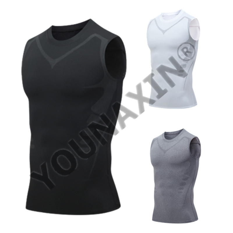 เสื้อยืดแขนกุดผู้ชาย 3 ชิ้น เส - T Shirt Tight Fit บทวิจารณ์และราคา